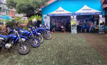 SERVIS MOTOR YAMAHA DI TENDA SKY MALANG DAPAT HADIAH SPECIAL