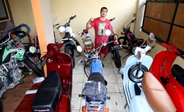 Soni Amijaya - Kolektor Kuda Besi Vintage, Surabaya :  RESTORASI PANTAS MENJADI RELAKSASI & MERUBAH PERSEPSI RETRO CUSTOM