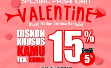 Yamaha STSJ : BERTEBAR PROMO SPESIAL DI HARI VALENTINE