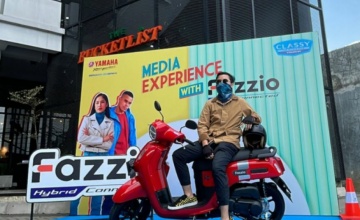 Yamaha Fazzio Hybrid - Connected : BERSAMA MEDIA & KOMUNITAS MENIKMATI PENGALAMAN BERKENDARA BERKELAS