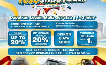 Mitsubishi Fuso Hadirkan Promo Shocktober untuk Mendukung Pertumbuhan Bisnis Konsumen di Seluruh Indonesia