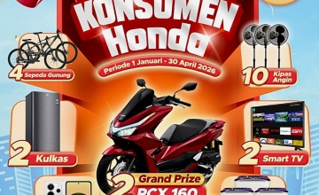 Beli Motor Honda di Ponorogo, Raih Kesempatan Menangkan PCX160 lewat Program “Untukmu Konsumen Honda”
