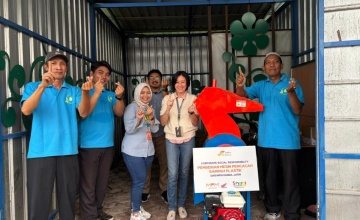 MPM Honda Jatim Donasikan Alat Pencacah Sampah, Perkuat Program Lingkungan Bank Sampah Binaan