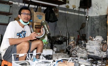 Ciplek C-Squad, Jogja : SETELAH RACING, PERSIAPAN MEMBUKA JASA POWDER COATING