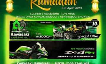 Bazaar Ramadhan Surapita Unitrans Kawasaki, Surabaya : BERTEBAR PROMO MENARIK, SEMBARI NGABUBURIT