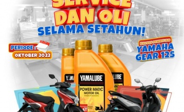 Yamaha STSJ : BAGIKAN PROGRAM SPESIAL, BELI GEAR 125 GRATIS SERVICE DAN OLI SELAMA SATU TAHUN