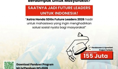 Astra Honda SDGs Future Leaders 2026 Resmi Dibuka, Total Apresiasi Capai Rp. 155 Juta