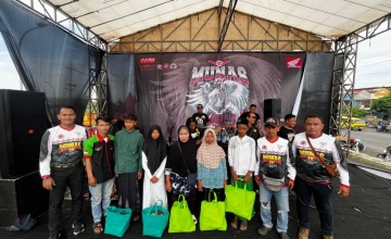Dukung Solidaritas Komunitas, AHM dan MPM Honda Jatim Sukseskan Munas & Gathering Akbar PMCI di Sidoarjo