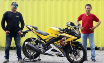 Yamaha All New R15 “2019, Surabaya : BEKAL SAMURAI PAINT, MODIFIKASI GAYA FACTORY TEREALISASI