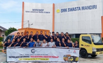 KTB FUSO Vocational Education Program : CSR BERBAGI PENGETAHUAN TEKNOLOGI EURO 4, KEPADA GURU & SISWA SMK