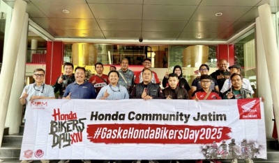 MPM Honda Jatim Lepas Perwakilan Bikers Menuju Honda Bikers Day 2025 di Garut