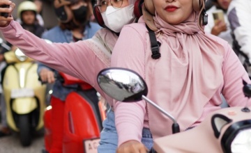 STYLISH ON THE ROAD YAMAHA GRAND FILANO HYBRID : Sukses Gaet Antusiasme Komunitas & Milenial Muda Surabaya