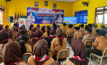 Ratusan Siswa dari 4 Sekolah di Ngawi Antusias Ikuti Sosialisasi AHM Best Student 2025