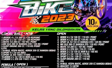 Preview - Bali Peduli Drag Bike Openchampionship (28-29/1/2023) : EVENT PEMBUKA MUSIM KOMPETISI DRAG BIKE 2023 PALING BERKELAS