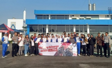 Sinergi untuk Edukasi Berkendara #Cari_Aman, MPM Honda Jatim Ajak Duta Safety Riding Kunjungi Satpas