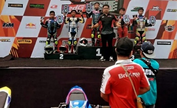 PENAMPILAN DUET YOUNG GUNS TULUNGAGUNG, TERUS MEMIKAT PUBLIC & SPONSOR RACING !