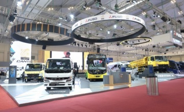 Mitsubishi Fuso Raih 1.592 unit Pemesanan Kendaran di GIIAS 2023