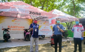 Corporate Social Responsibility PT. MPM Honda : BERIKAN LAYANAN SERVICE & GANTI OLI GRATIS UNTUK TENAGA MEDIS