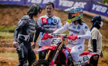 Mevans Sanggramawijaya - Onesixeight Motocross Team : DIGODA GEOMETRI GASGAS MC 250F, GAYA BALAP MEVANS MAKIN BRUTAL, BERUJUNG OVERHOUL