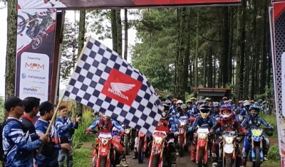Ratusan Rider Geber Honda CRF, Meriahkan Petualangan Off Road di Trawas