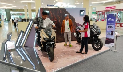 ‎New Honda ADV160 Menarik Perhatian Pengunjung di Launching Malang Town Square