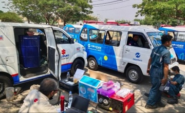 DUKUNG PERAWATAN TRANSPORTASI UMUM BAGI KENYAMANAN PUBLIK, SUZUKI GELAR SERVICE GRATIS KEPADA PELANGGAN FLEET MIKROTRANS