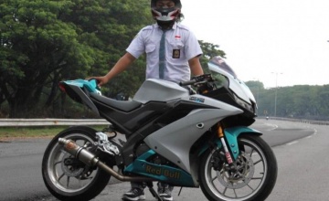 Yamaha All New R15 “2019, Sidoarjo : DIUPGRADE BUAT CORNERING