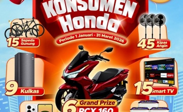 Apresiasi Konsumen Malang Raya, MPM Honda Jatim Hadirkan Program “Untukmu Konsumen Honda” Berhadiah PCX160