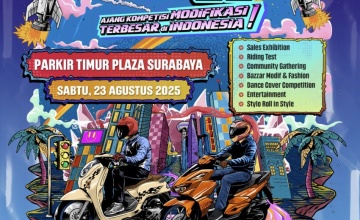 Ratusan Motor Modifikasi Siap Ramaikan Honda Modif Contest 2025 di Surabaya