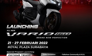 All New Honda Vario 160 : MENJAWAB PENASARAN KONSUMEN, SEREMPAK DILAUNCHING DI SURABAYA & MALANG