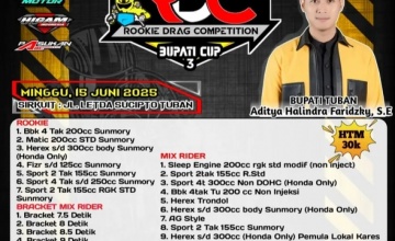 Preview - Rookie Drag Bike Competition 2025 - Bupati Cup III, Tuban : BANGKITKAN KEJAYAAN TUBAN DI ERA MILENIUM !