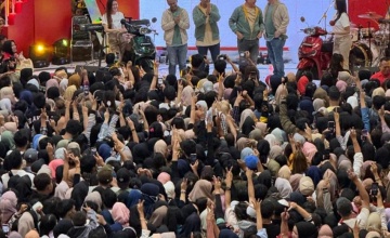 Ribuan Masyarakat Saksikan Launching New Honda Stylo 160, Dimeriahkan Gildcoustic