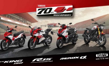 Yamaha Anniversary 70 Tahun, Line Up Livery Ikonik Edisi Spesial Resmi Mengaspal