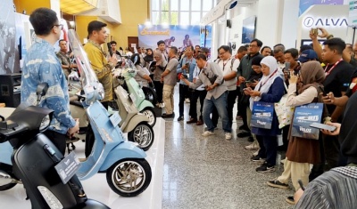 Vespa Satya Pamerkan Line Up Piaggio Group Terbaru di IIMS Surabaya 2026