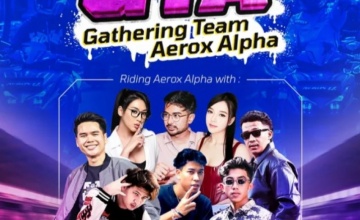 G.T.A – Gathering Team Aerox Alpha Ramaikan Jalanan Lombok :  Komunitas & Influencer Berkolaborasi dalam Rolling Eksplorasi Seru