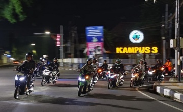 Tips Aman Menikung di Malam Hari, MPM Honda Jatim Ajak Pengendara di Malang Tetap #Cari_Aman