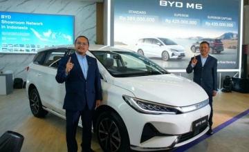 BYD M6 Diperkenalkan di GIIAS Bandung 2024, MPV Listrik Segmen Medium Pertama untuk Keluarga Indonesia