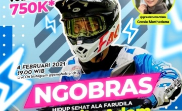 Yamaha Jatim - Ngobras : CARA HIDUP SEHAT DI MASA PANDEMI ALA FARUDILA ADAM