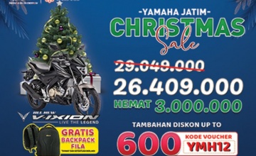 KADO SPESIAL NATAL & TAHUN BARU DARI YAMAHA JATIM