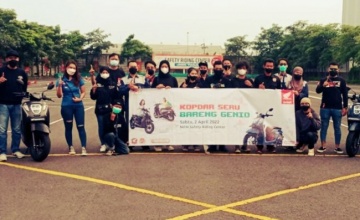 MPM Honda Jatim : 23 BIKERS HONDA MERIAHKAN KOPDAR SERU BERSAMA GENIO