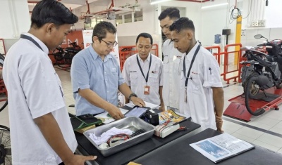 MPM Honda Jatim Gelar Pelatihan Mekanik, Untuk Instruktur BLK NTT