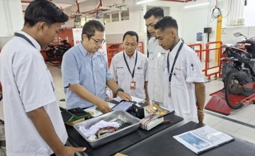 MPM Honda Jatim Gelar Pelatihan Mekanik, Untuk Instruktur BLK NTT