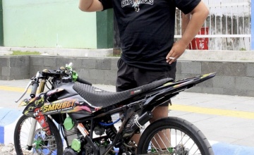 Kawasaki KLX 150, Kediri : TAMPIL JADI COOLING SYSTEM DI TENGAH SENGITNYA KOMPETISI HEREX !