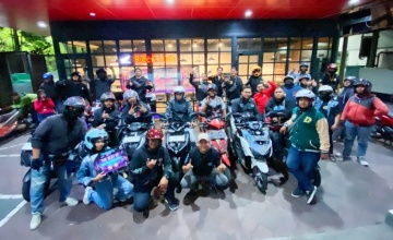 Nocturnity Riding Surabaya : KOMUNITAS HONDA PADATI JALANAN MALAM PENUH GAYA & EDUKATIF
