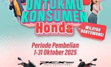 Pemenang Undian Konsumen Honda di Banyuwangi Resmi Diumumkan, Kesempatan Masih Terbuka di Periode Berikutnya
