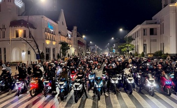 City Rolling Malam Penuh Gaya, All New Honda Vario 125 Night Ride di Surabaya