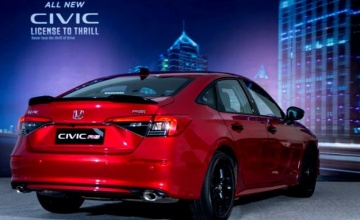 All New Honda Civic : PERTEGAS SEBAGAI SEDAN SPORTY BERTEKNOLOGI TINGGI, TAMPIL DENGAN EMBLEM RS & FITUR CANGGIH