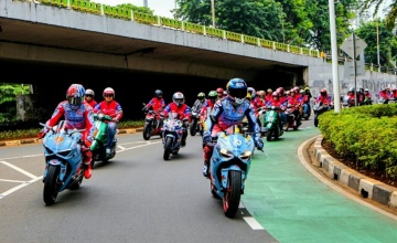 Federal Oil Ajak Tim Gresini Racing MotoGP Jumpa Fans, Keliling Kota Jakarta Melalui Acara Jakarta - Meet & Ride 2023