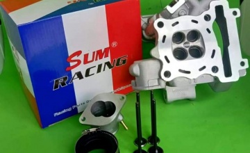 Silinder Head MX - Vixion Series XTREMELY RACING : TAWARKAN DESAIN INTAKE BUTTERFLY, LAYANI KEBUTUHAN HIGH SPEED