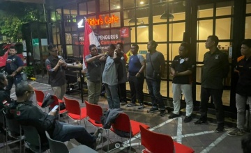 Pengukuhan Pengurus Komunitas Surabaya Honda Community di MPM Riders Café